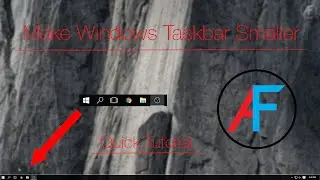 How To Make Your Taskbar Smaller in Windows | Simillion