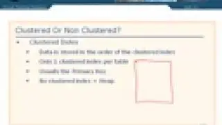 09 03  Clustered or Non Clustered