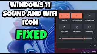 Windows 11 Sound & Wifi icon can't click 100% 