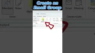 Create Email Group in Outlook Mail 