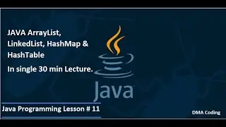 Java programmings for beginners | Collections in Java | Arraylist | Linkedlist | HashMap | Lesson#11