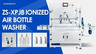 Zonesun Bottle Washer Negative Ion Air Rinsing Machine ZS-XPJ8