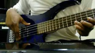 Joshua Lane on bass Playing Lou blood Cover