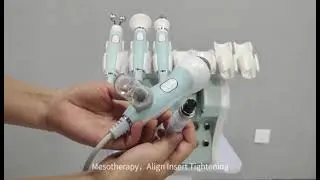 W8 Multifunctional Water Oxygen Facial Care Machine Installation Tutorial