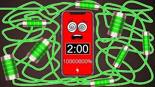 Overcharging Phone Battery !!10000000% [2 Minute Timer Bomb] ⚡