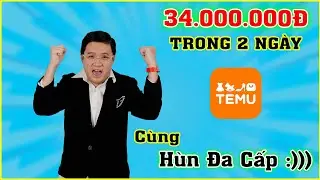 Kiếm Tiền Triệu Mỗi Ngày Cùng "Tê Mu". Temu đã đưa tôi vào con đường "Đa Cấp" NTN?
