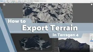 Terragen 4 Basics: Exporting Terrain