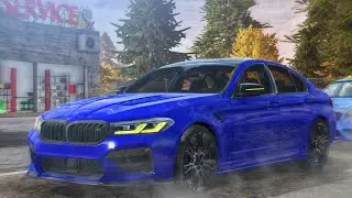 ШАШКИ НА САМОДЕЛЬНОМ РУЛЕ НА BMW M5 F90  С ЗАКУПКИ НА 10 ЛЯМОВ😱 Car Parking Multiplayer