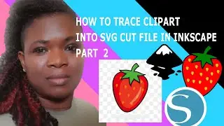 Trace  Clipart to SVG Cut file in Inkscape Part 2