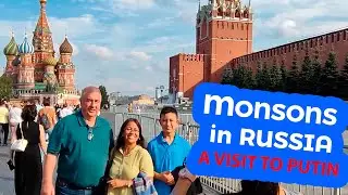 MONSONS in the heart of RUSSIA. RED SQUARE and ZARIADIE park
