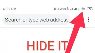 how to hide hotspot icon in xiaomi || how to hide hotspot notification in xiaomi