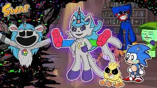 Poppy Playtime Animation - Rescue Catnap (Smiling Critters) Swap FNF