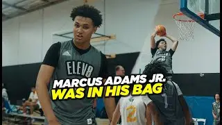 Marcus Adams Jr. Was In His Bag!