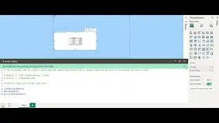 PowerBI | R visual usage with sample data 