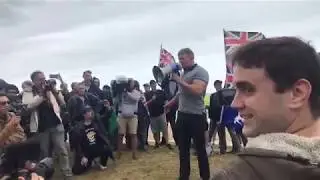 Raw Footage of Political Meeting at St Kilda Beach About African Crime
