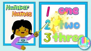 Magic Number Names 1- 10 | Number words | Learn Numbers 1 to 10 | Learnera