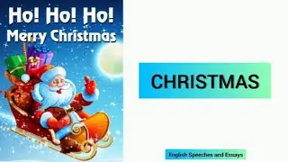 10 lines about Christmas  | Short note on Christmas in english | Speech on christmas for kids