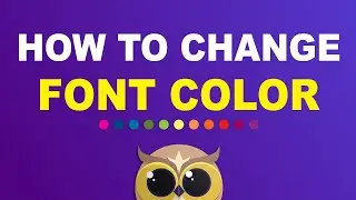 How to change the Font Color on any website with Helperbird