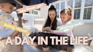 GETTING BACK TO THINGS I LOVE 😊🌱👩🏻‍🌾 | planting seeds + craving a bit of normalcy! | DITL OF A MOM