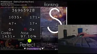 osu! Liveplay | Delrio [From the River] by MiddleIsland 7.83* FC