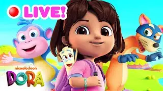🔴 LIVE: NEW Dora Full Episodes! 💗 24/7 Livestream w/ Boots, Swiper & MORE! | Dora & Friends