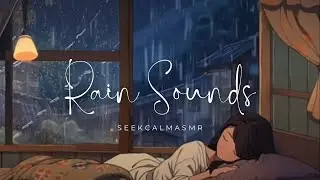 Cozy Animated Girl Sleeping with Rain Sounds 🌧️ | Relaxing Sleep ASMR