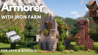 ARMORER'S HOUSE & AUTOMATIC IRON FARM | Minecraft Tutorial | Java & Bedrock 26.1