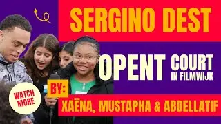 Oud-leerling Sergiño Dest opent eigen court in Filmwijk