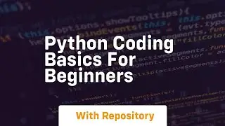 python coding basics for beginners
