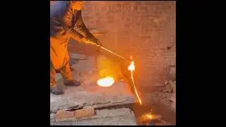CRANK CASTING AND PRODUCTION UNDER PRIMITIVE CONDITIONS