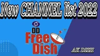DD FREE DISH NEW CHANNEL LIST 2022 