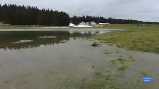 "LAC" de Sainte-Croix/L'Auberson en crue.