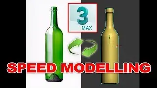 How to Make Bottle in 3DS MAX - Speed Modelling