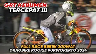 FULL RACE❗SLEEP ENGINE 200cc ( POINT ) DRAGBIKE ROOKIE PURWOKERTO 2024