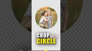 How to Crop a Image in Circle Shape using Photoshop 💡🔥 #shorts #photoshoptutorial