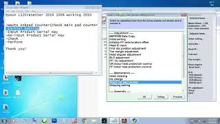 Epson L120 Resetter 2019 100% working video