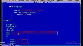 Stack Implementation using c++