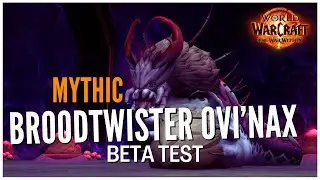 Mythic Broodtwister Ovi'nax Raid Testing | Resto Druid PoV | Nerub-ar Palace
