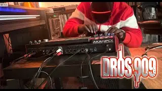 DROS909 BEATS -  Live performance Akai MPC X  (Come Back) #beatmaker #boombap #beats #hiphop