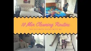 10 Minute Clean Up Routine // Cleaning Motivation // Realistic All Day Clean With Me