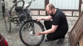 Трехколесный электровелосипед комплект переделки и электрификации.