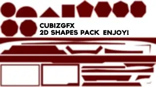2D Shapes Pack! | Essential for Graphics Designers ($2.99)