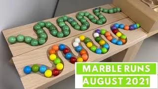 Marble ASMR | Marble Run RACE ASMR Compilation August 2021