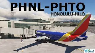 MSFS LIVE | PMDG 737 | Honolulu (PHNL) - Hilo (PHTO) | Vatsim | #msfs2020 #pmdg