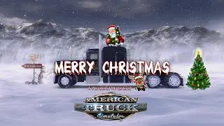 American Truck Simulator | Winter delivering 🤶🏼🎅🏼🎄🎁Christmas gifts 🎁🎄🎅🏼🤶🏼to Walmart for the kids