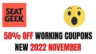 November! Seat Geek PROMOCode  50% OFF November 2022
