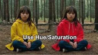 How to change the Dress color in Photoshop using Hue Saturation #graphicdesignphotoshop #shorts
