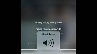 Hajujuron//bintang panjaitan//lagu batak//lirik