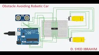HOW TO MAKE A OBSTACLE AVOIDING CAR ROBOT | TINKERCAD | ARDUINO UNO