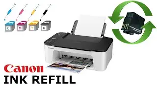 HOW TO Ink Refill Your CANON TS3522 VERY EASY & CHEAP!